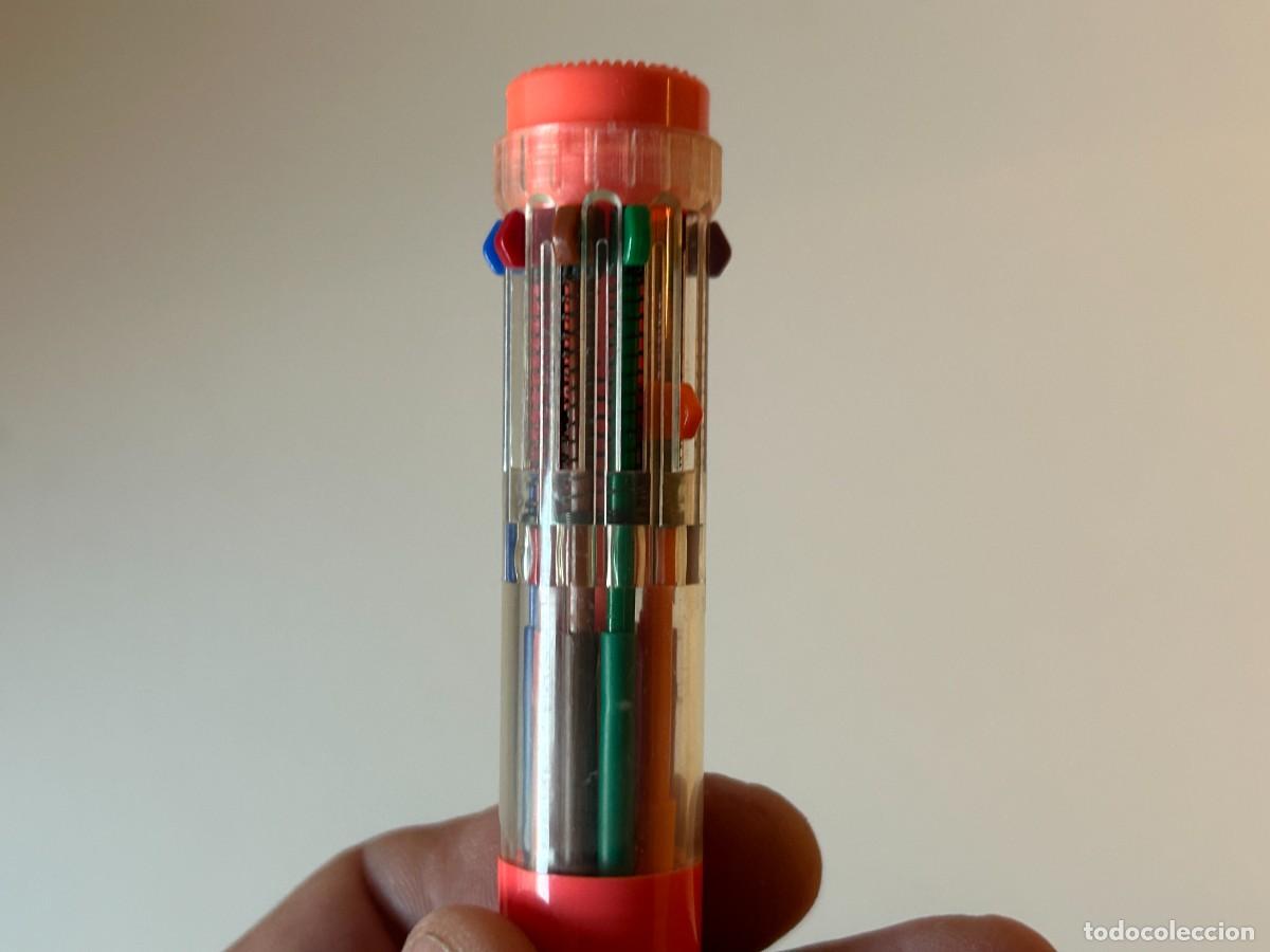 Bol&iacute;grafos antiguos: BOLIGRAFO MULTICOLOR - NO FUNCIONA TINTA SECA - Foto 5