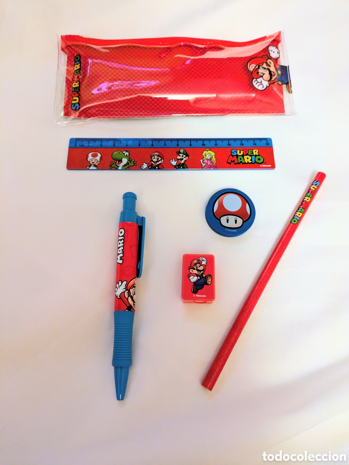 Bol&iacute;grafos antiguos: Super Mario Bross lote nuevo - Foto 4