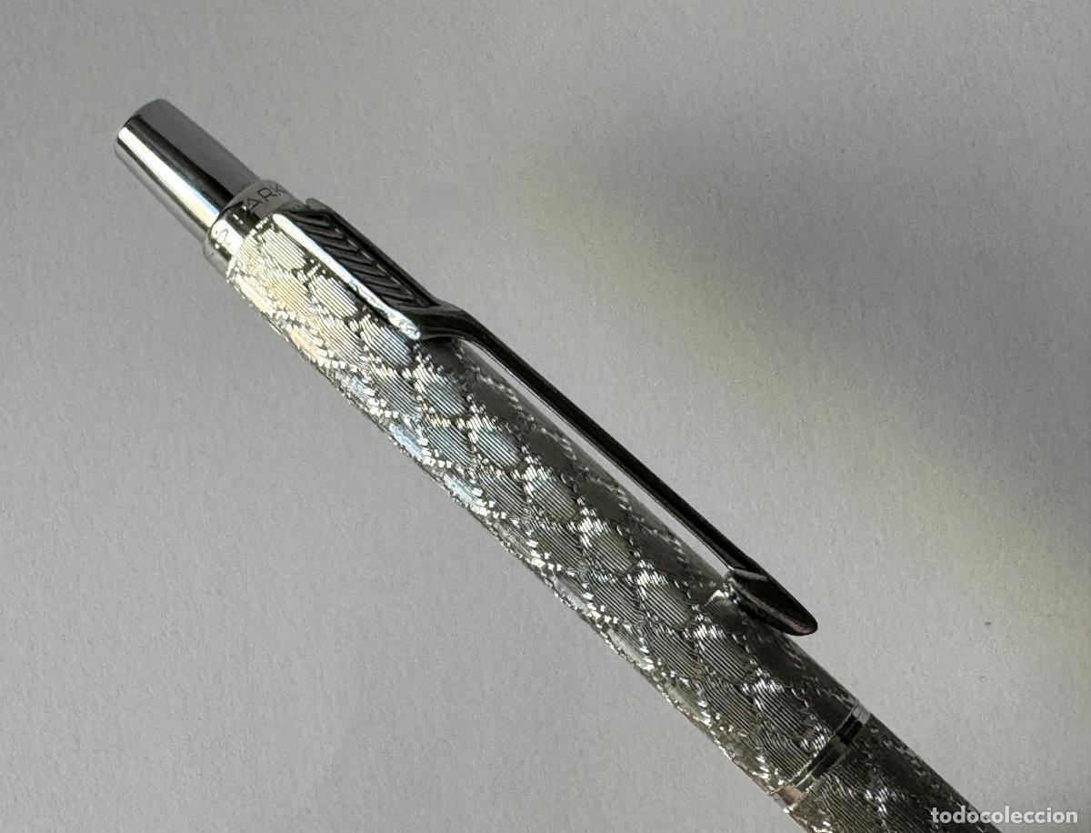 Bol&iacute;grafos antiguos: PARKER MUY RARO BOLIGRAFO CON PRECIOSO LABRADO, MADE IN FRANCE