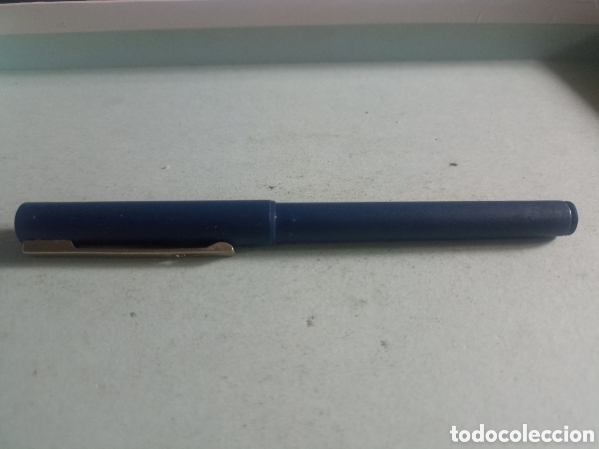 Bol&iacute;grafos antiguos: Rotulador Bic Roller azul - Foto 1