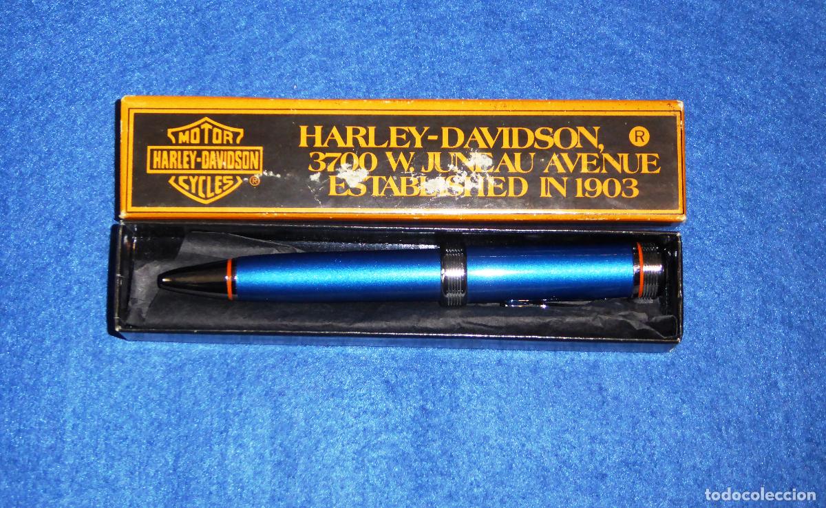 Bol&iacute;grafos antiguos: BOLIGRAFO HARLEY DAVIDSON - Foto 2