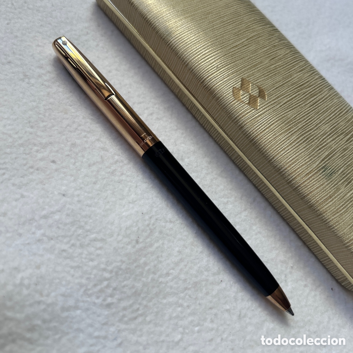 Bol&iacute;grafos antiguos: Sheaffer Imperial con estuche original - Foto 3
