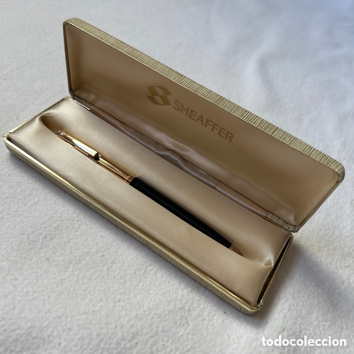 Bol&iacute;grafos antiguos: Sheaffer Imperial con estuche original - Foto 5