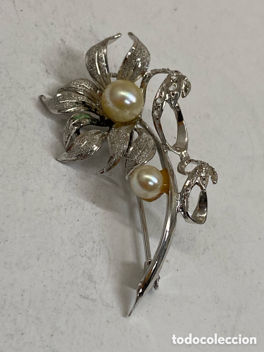 Bol&iacute;grafos antiguos: Broche de plata B230 - Foto 1