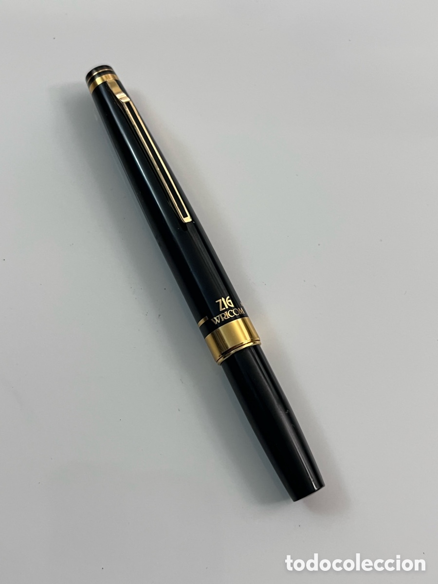 Bol&iacute;grafos antiguos: BOL&Iacute;GRAFO ZIG WRICOM LACADO EN NEGRO JAP&Oacute;N