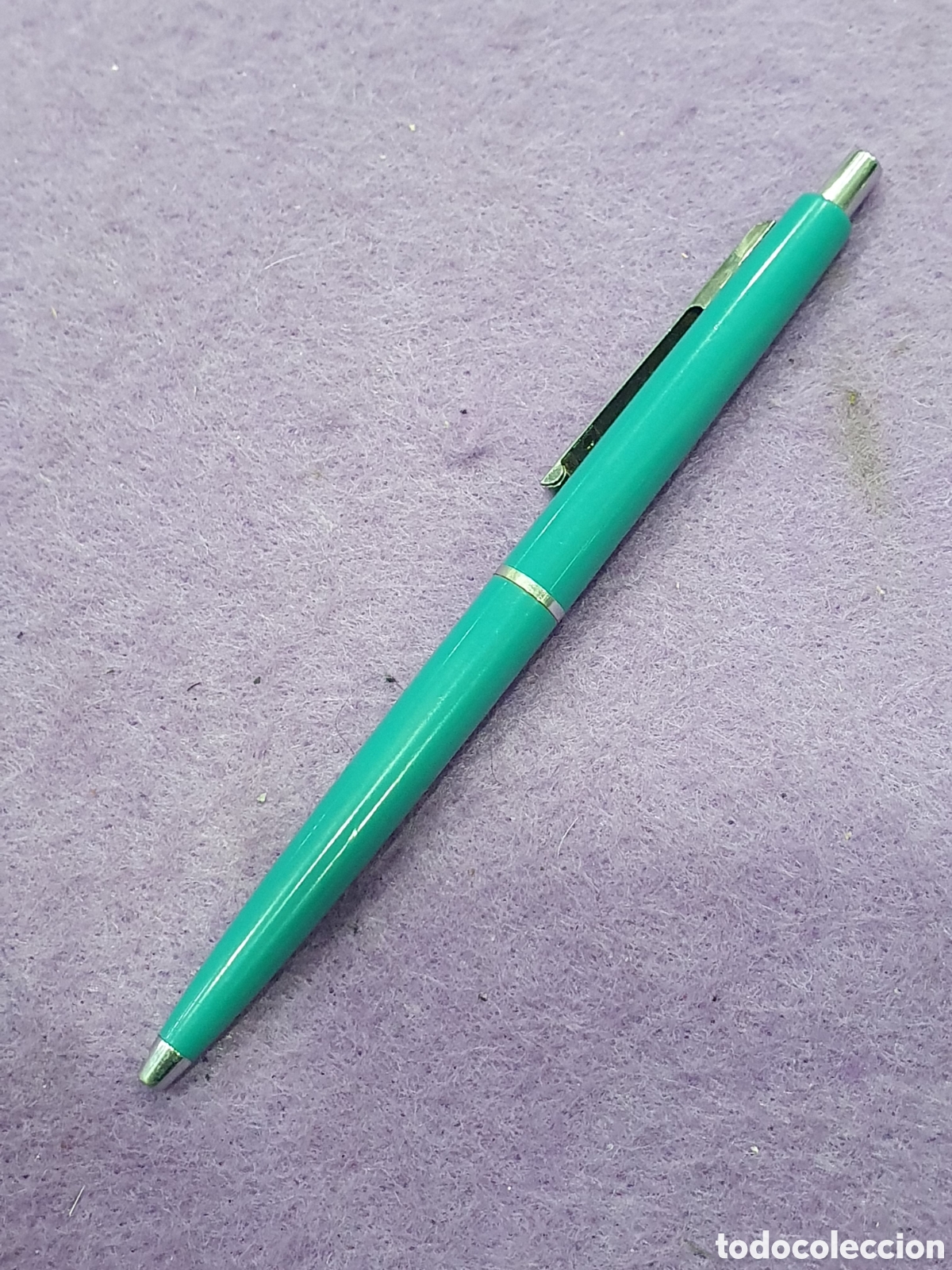 Stylos-bille anciens: Bol&iacute;grafo Paper Mate color celeste. (L128)