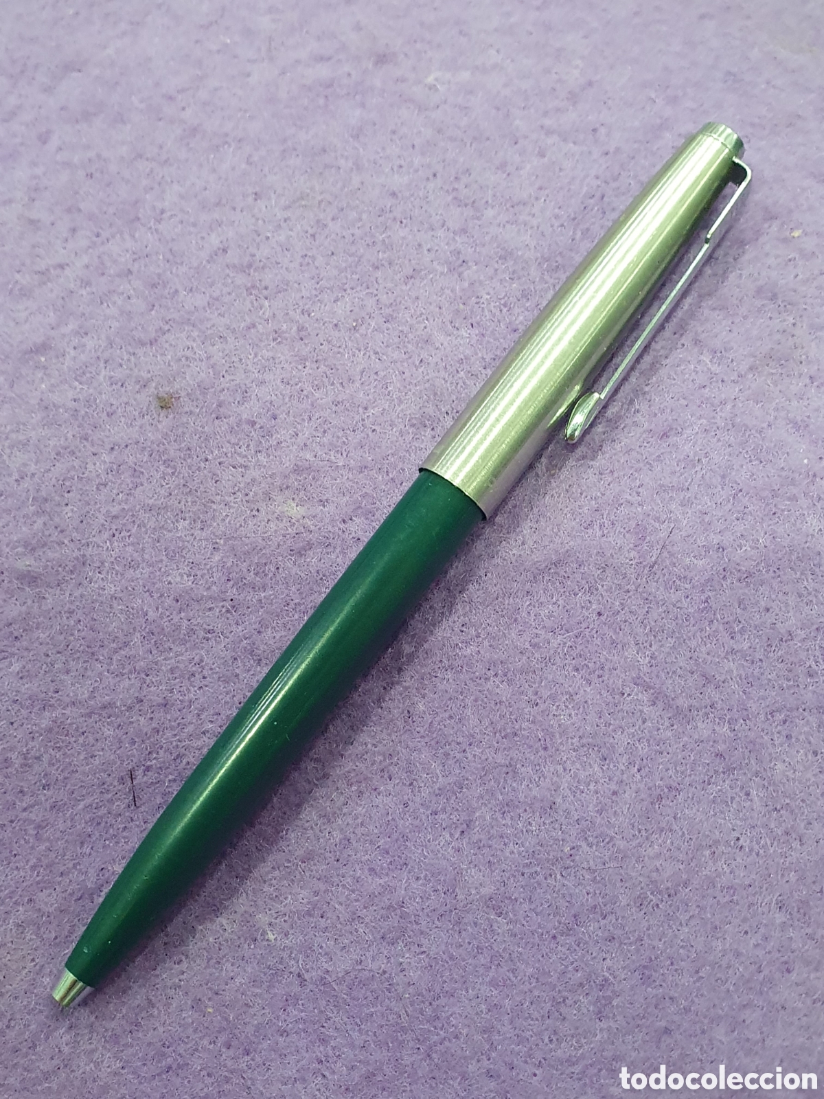 Stylos-bille anciens: Bol&iacute;grafo Parker verde. (L57)