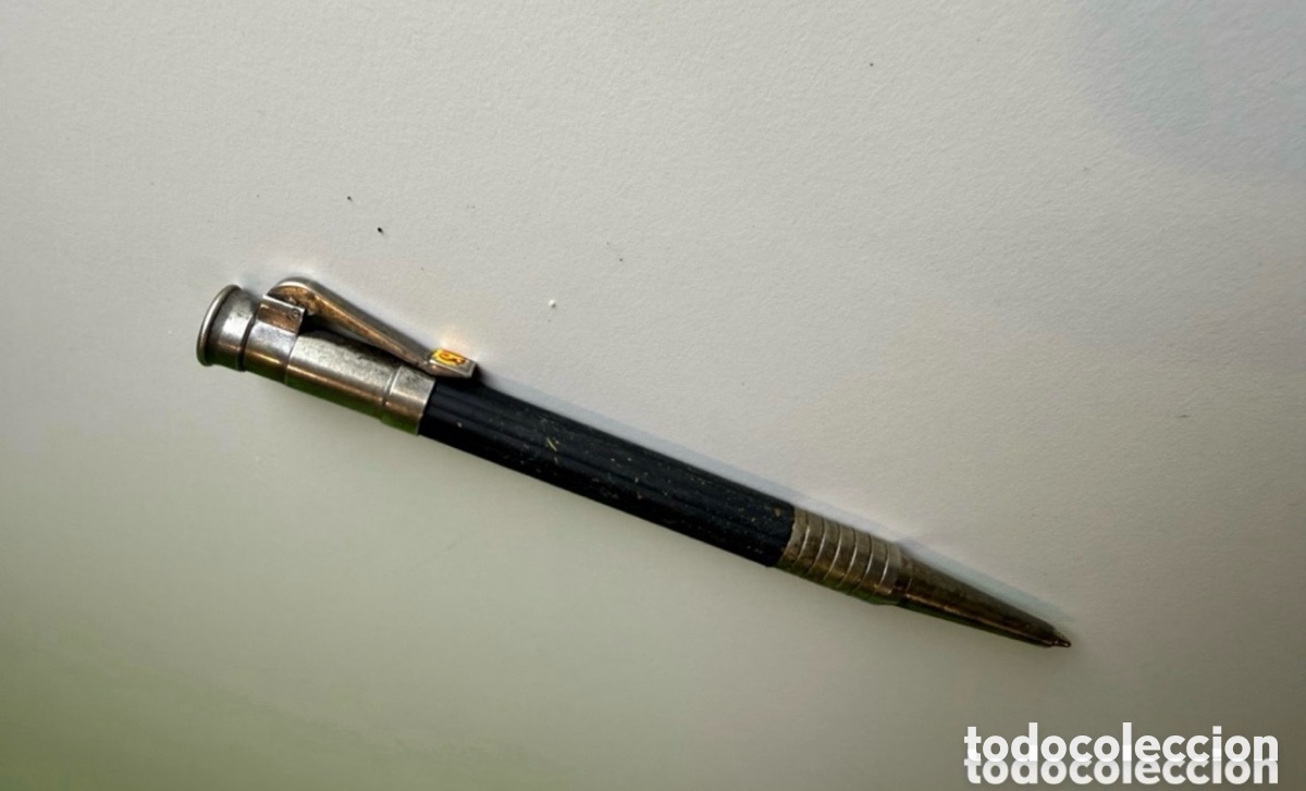 Bol&iacute;grafos antiguos: Antiguo bol&iacute;grafo jb acero y caucho