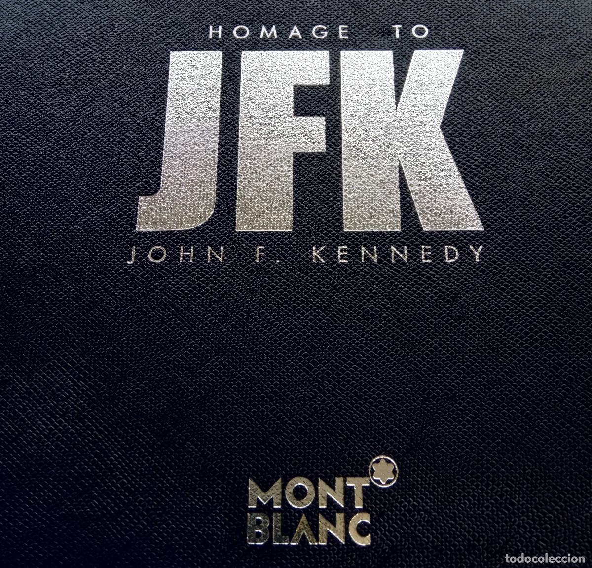 Bol&iacute;grafos antiguos: Estuche Montblanc Edici&oacute;n de Homenaje a John F. Kennedy (JFK) &ndash; Vac&iacute;o