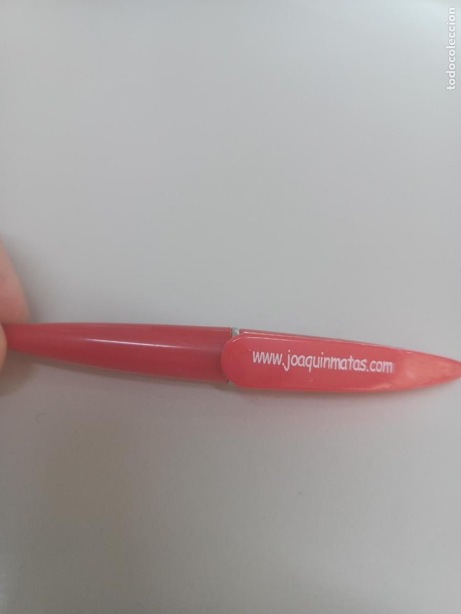 Bol&iacute;grafos antiguos: Boligrafo ilusionista mago Joaqu&iacute;n Matas