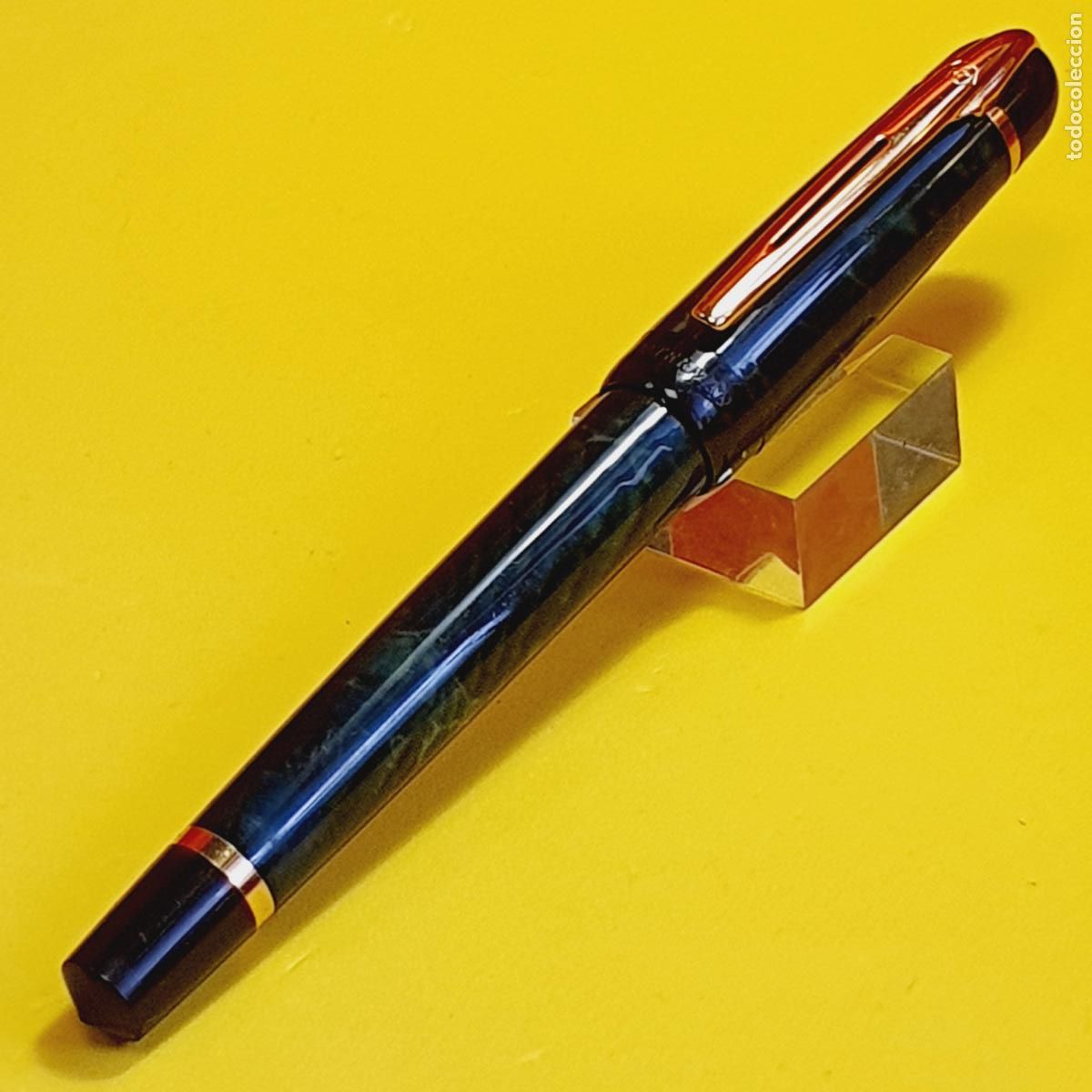 Bol&iacute;grafos antiguos: ROLLER-WATERMAN PHILEAS-AGUAS VERDES+DORADOS-EXCELENTE-VER FOTOGRAF&Iacute;AS.