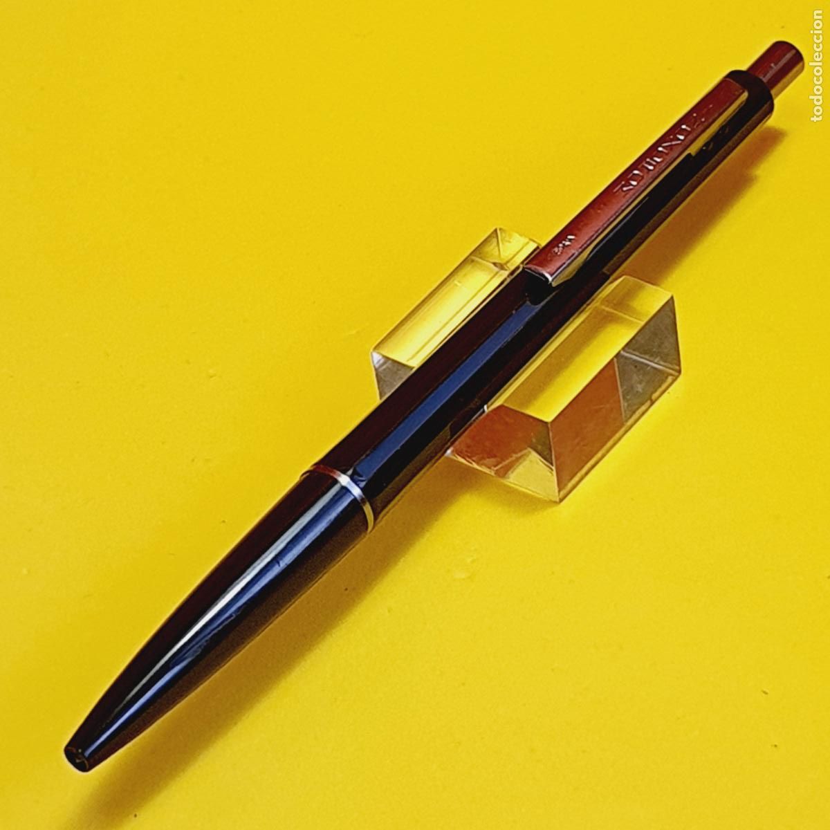 Bol&iacute;grafos antiguos: 12999*BOL&Iacute;GRAFO-INOXCROM 33-ESPA&Ntilde;A-NEGRO-DESCATALOGADO-CARGA TIPO PARKER DENTADA.