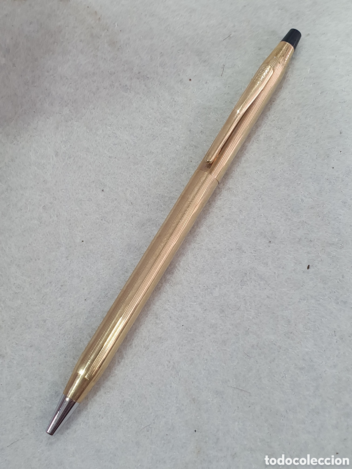 Bol&iacute;grafos antiguos: Bol&iacute;grafo Cross dorado. (L46)