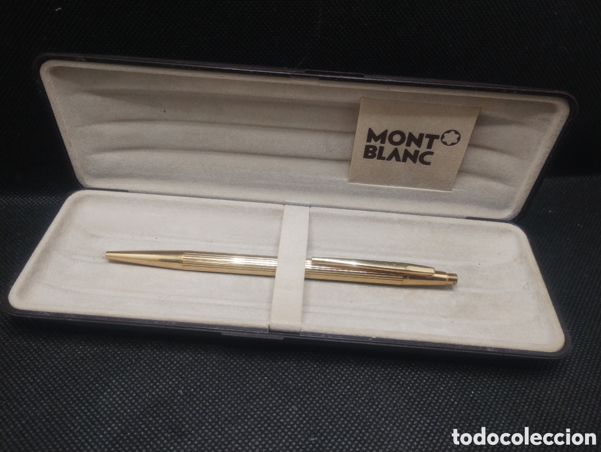 Bol&iacute;grafos antiguos: Bol&iacute;grafo MontBlanc Noblesse Germany con estuche