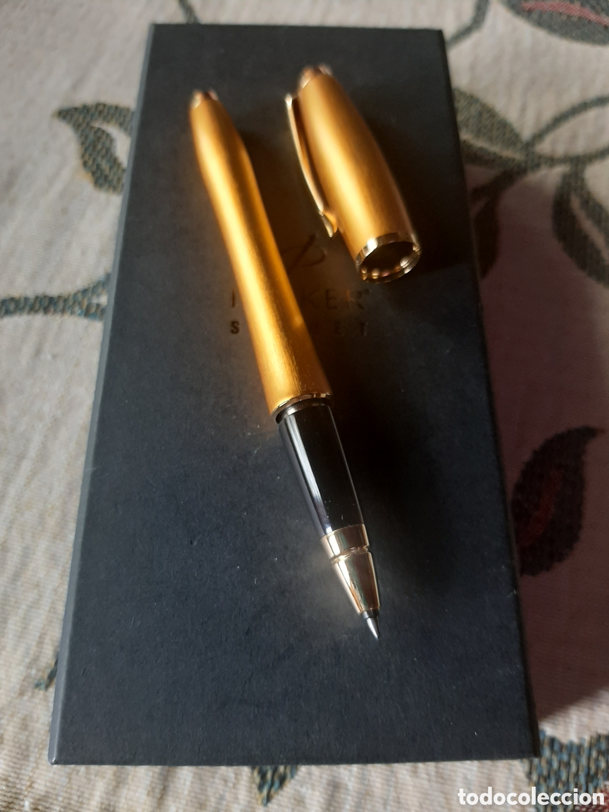 Bol&iacute;grafos antiguos: Roller Parker oro nuevo - Foto 2
