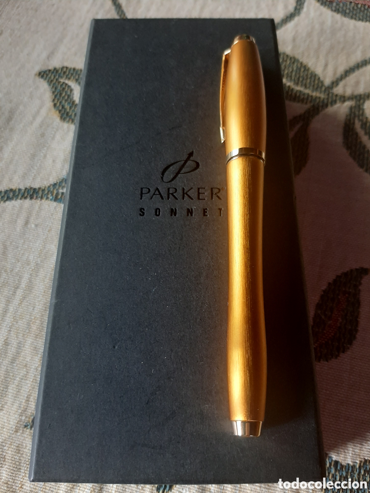 Bol&iacute;grafos antiguos: Roller Parker oro nuevo