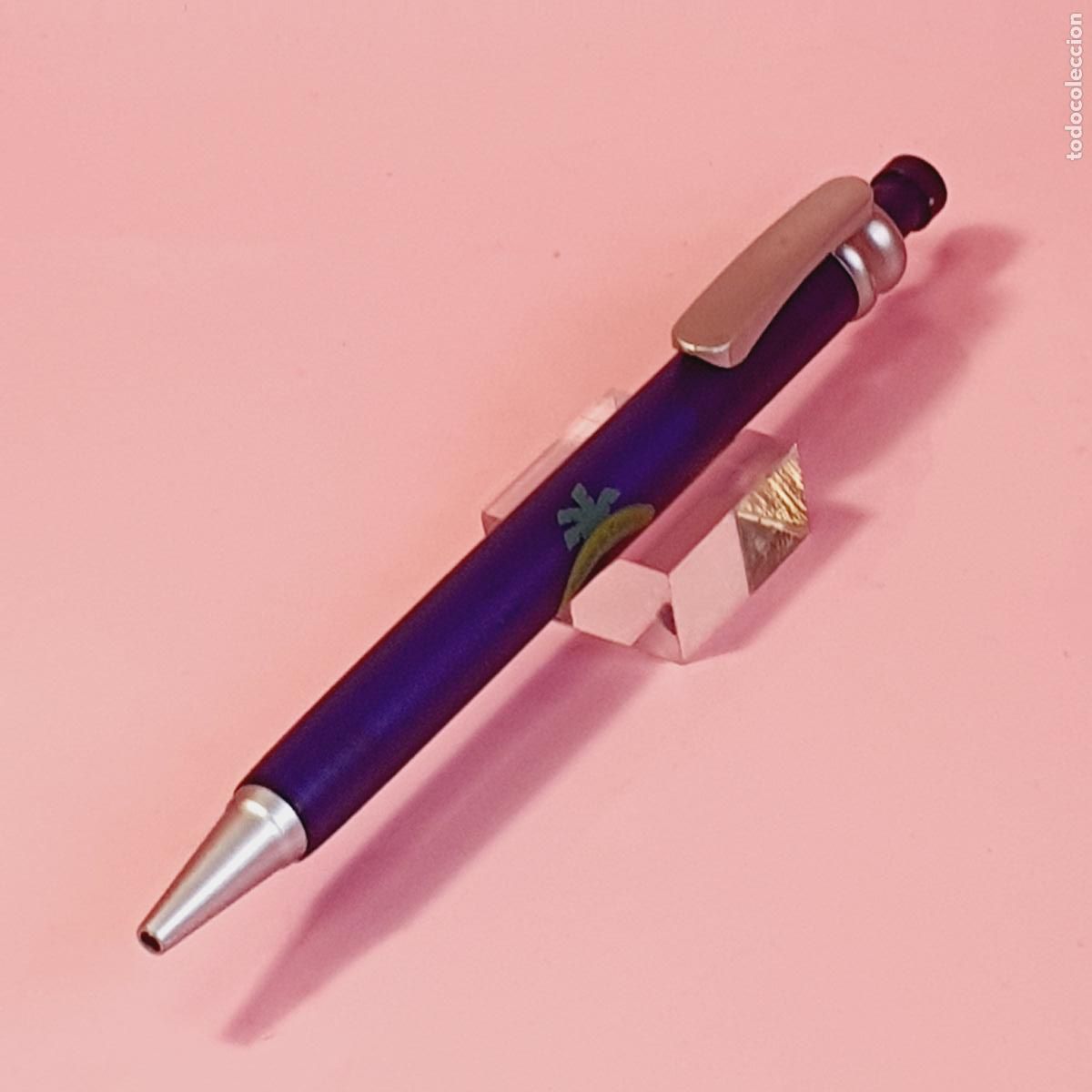 Bol&iacute;grafos antiguos: BOL&Iacute;GRAFO-SIN MARCA-PL&Aacute;TANO DE CANARIAS-AZUL TRANSLUCENT-VER FOTOGRAF&Iacute;AS.