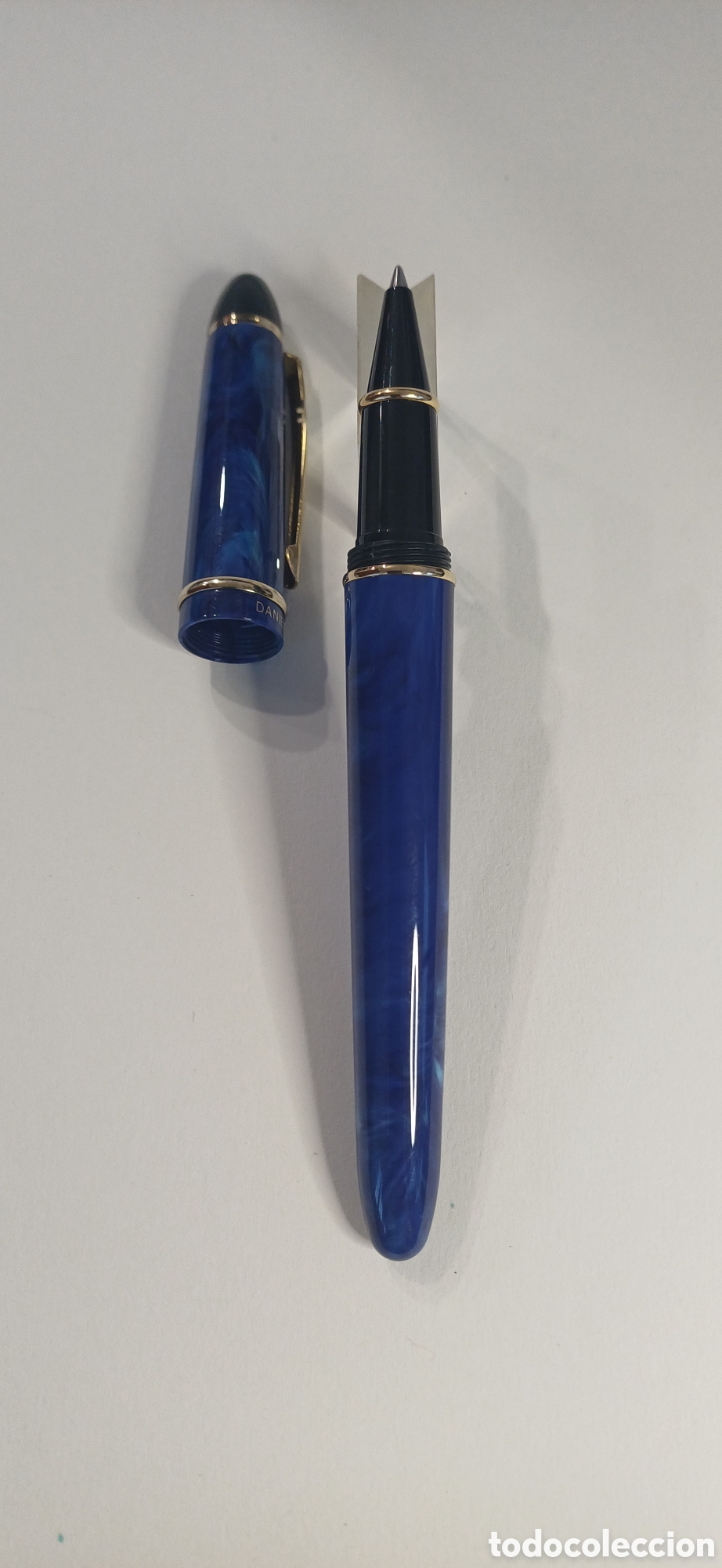 Bol&iacute;grafos antiguos: Boligrafo Daniel H&eacute;ctor azul. - Foto 2