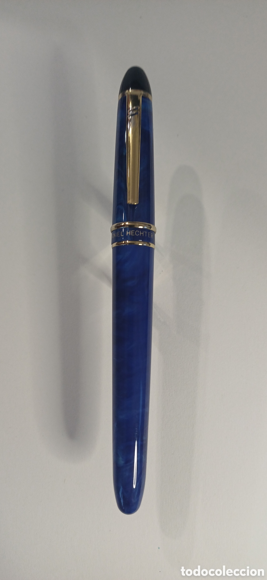 Bol&iacute;grafos antiguos: Boligrafo Daniel H&eacute;ctor azul. - Foto 1