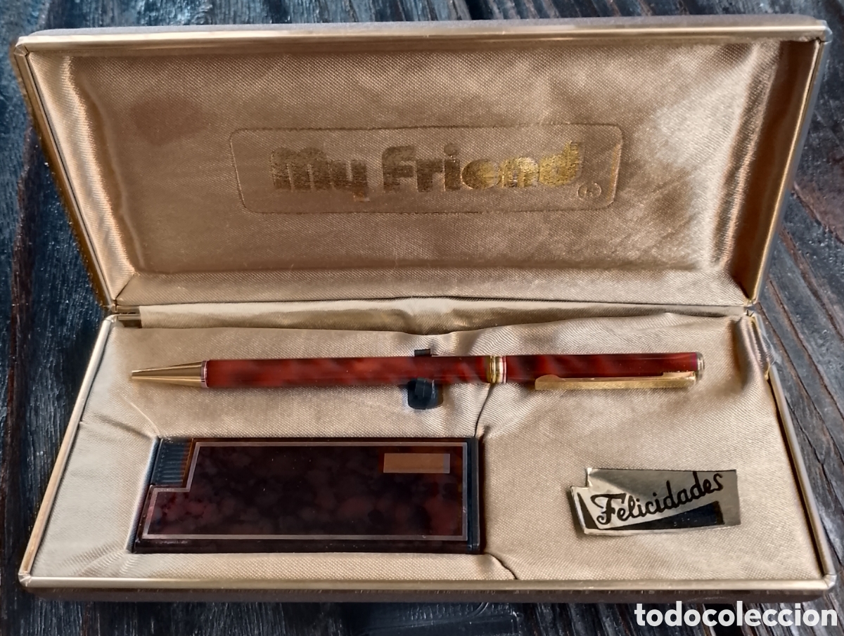 Bol&iacute;grafos antiguos: Pluma Estilogr&aacute;fica bol&iacute;grafo My Friend