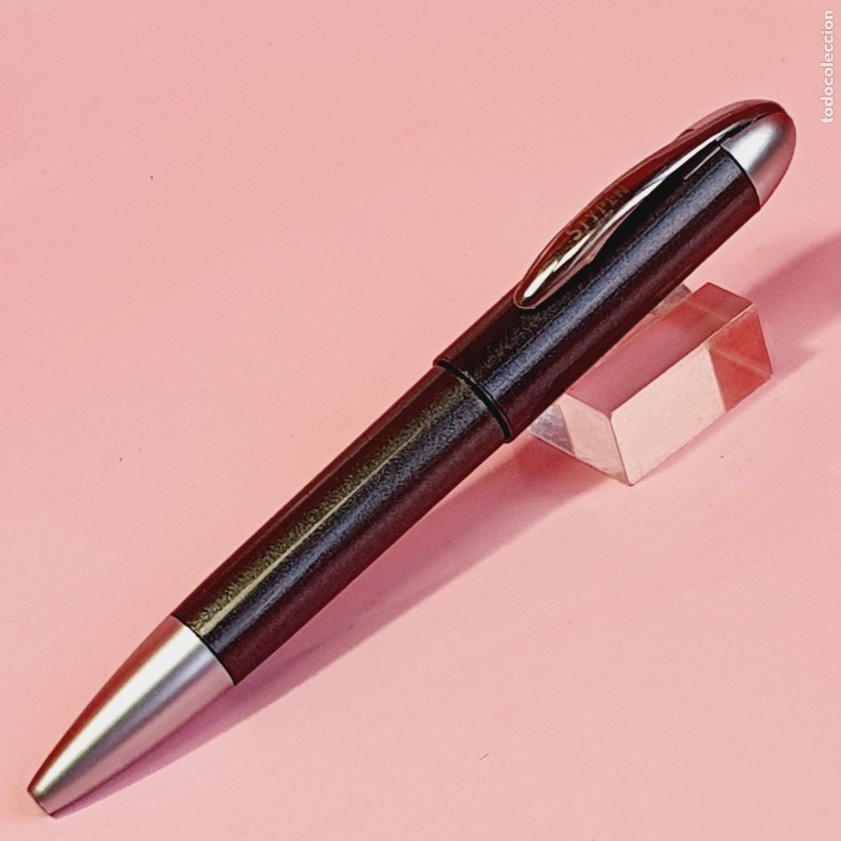 Bol&iacute;grafos antiguos: 6905*BOL&Iacute;GRAFO-UNITED BRANDS STYPEN-PAR&Iacute;S-GRIS-LUJO-GRUESO-VER FOTOGRAF&Iacute;AS.