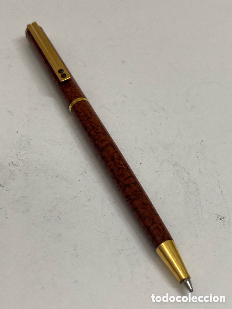 Bol&iacute;grafos antiguos: Bol&iacute;grafo Inoxcrom cuerpo marmolado