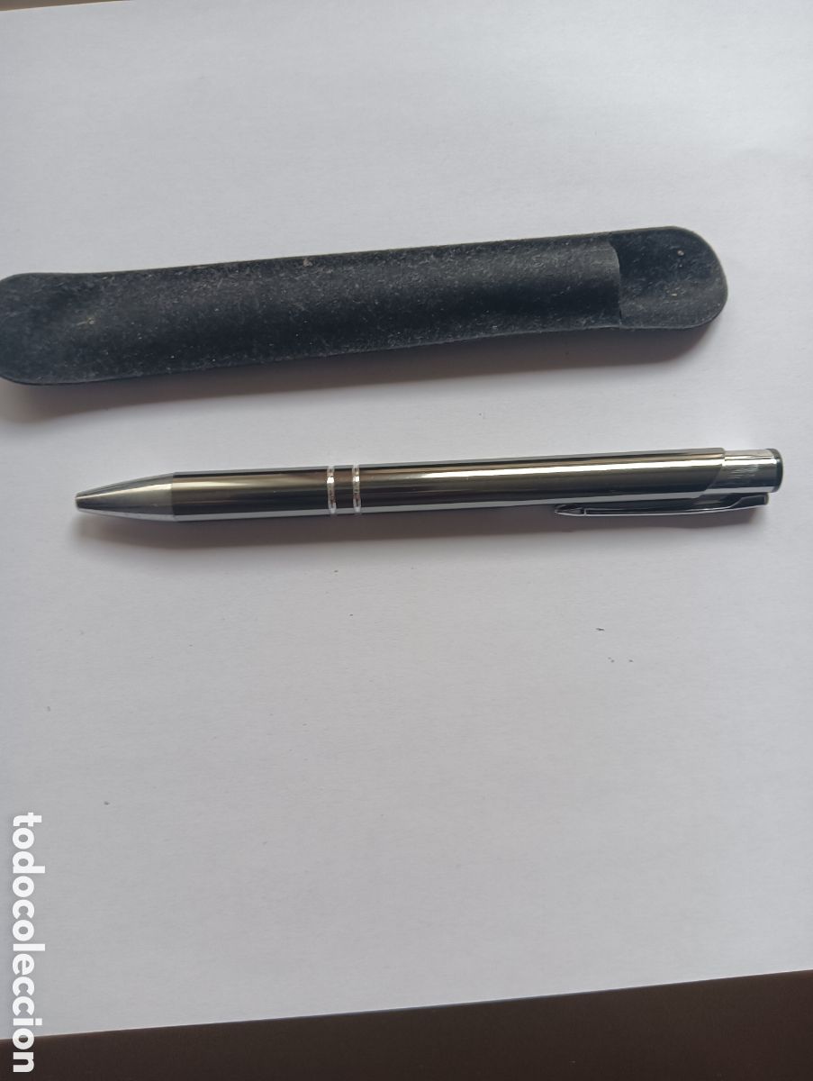 Bol&iacute;grafos antiguos: BOLIGRAFO PUBLICITARIO EMBUTIDOS ARTESANOS VILLAFUERTES