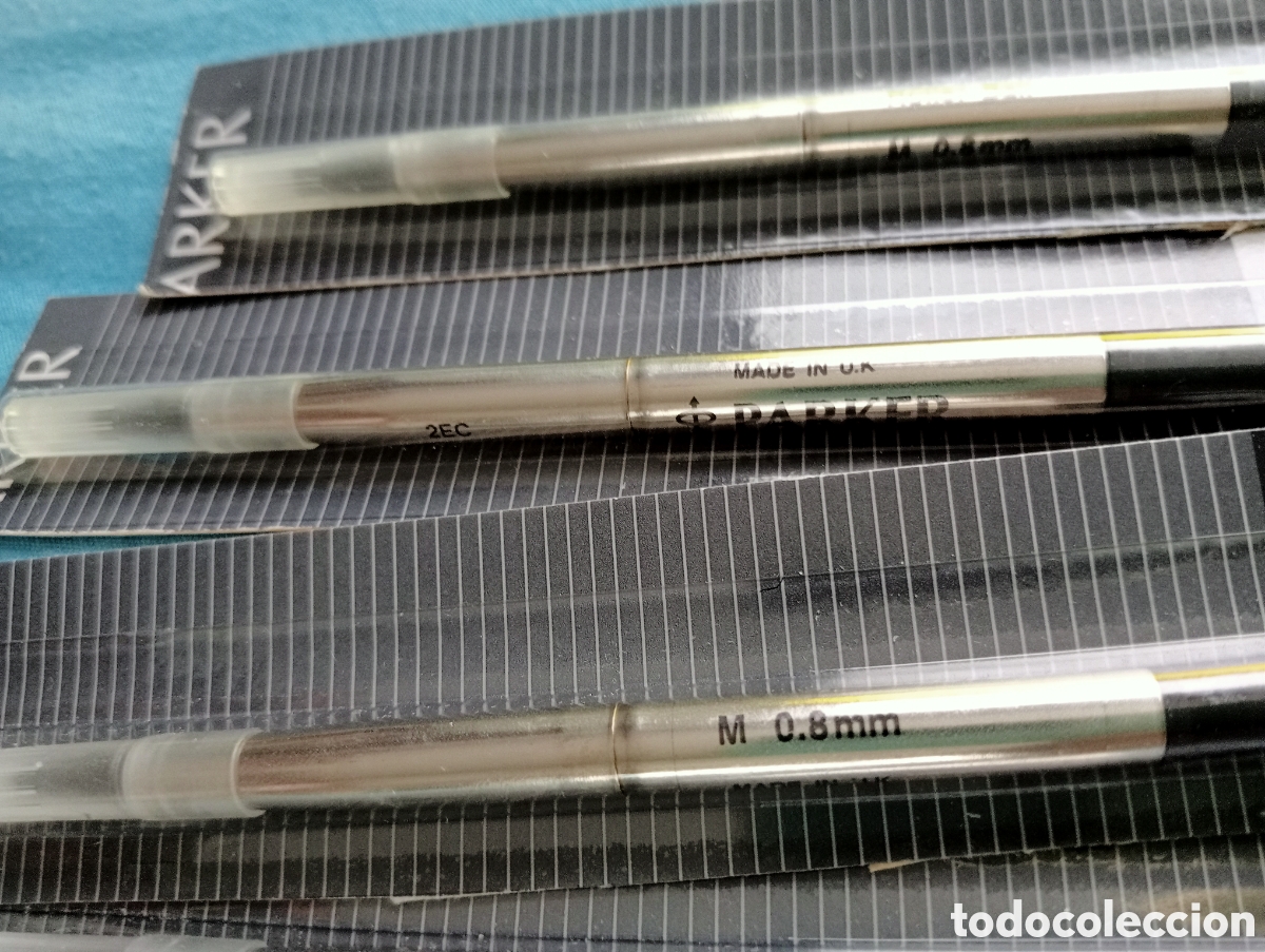Bol&iacute;grafos antiguos: Recargas de roller Parker - Foto 2
