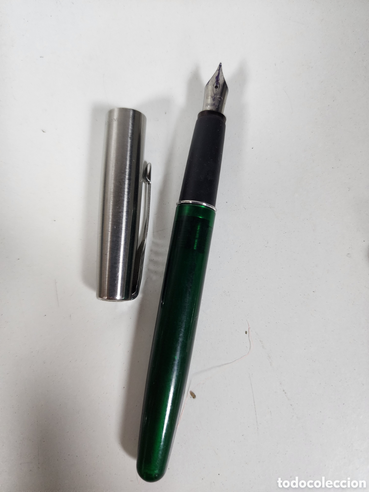 Bol&iacute;grafos antiguos: Lote plumas variado Parker - Foto 1