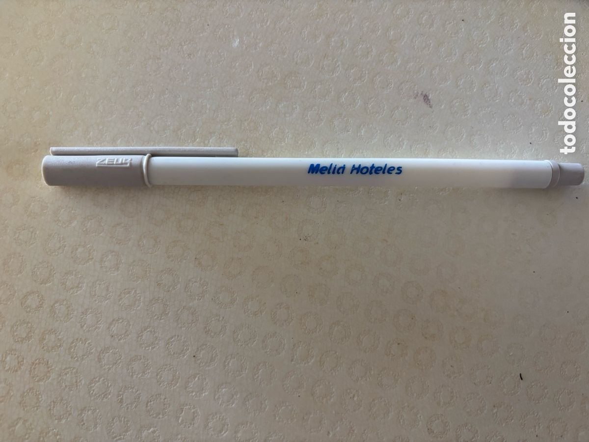 Bol&iacute;grafos antiguos: Bol&iacute;grafo ZEUS publicidad Meli&aacute; Hoteles