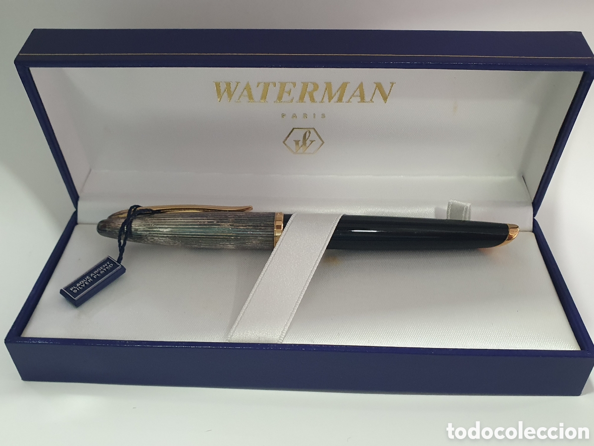 Bol&iacute;grafos antiguos: SALIDA 0.01&euro;. Bol&iacute;grafo Waterman Carene a estrenar. (L61)