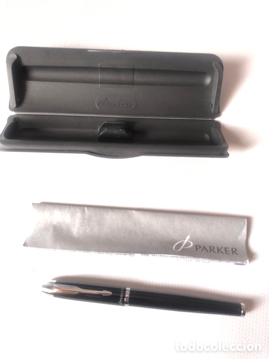 Bol&iacute;grafos antiguos: Roller PARKER IM con estuche original - Foto 2
