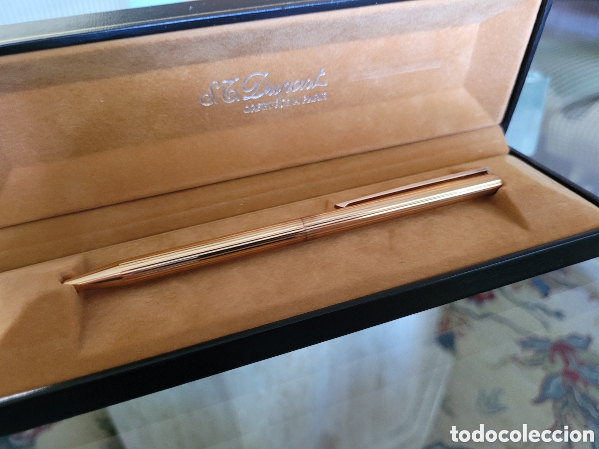 Penne a sfera antiche: BOLIGRAFO DUPONT, chapado en oro