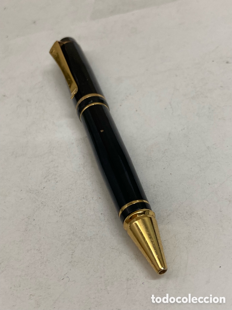 Bol&iacute;grafos antiguos: Bol&iacute;grafo cuerpo celuloide negro