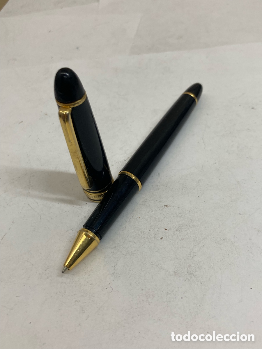 Bol&iacute;grafos antiguos: Bol&iacute;grafo Orando Mutti cuerpo celuloide negro