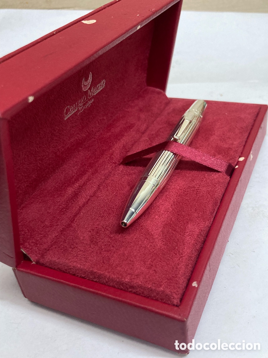 Bol&iacute;grafos antiguos: Bol&iacute;grafo Campo Marzio cuerpo plateado