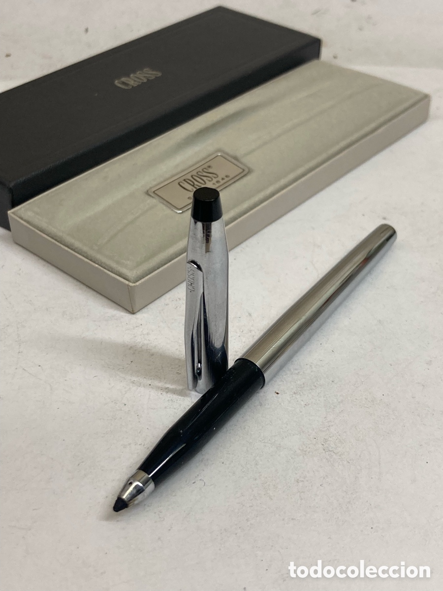 Bol&iacute;grafos antiguos: Bol&iacute;grafo Cross cuerpo met&aacute;lico