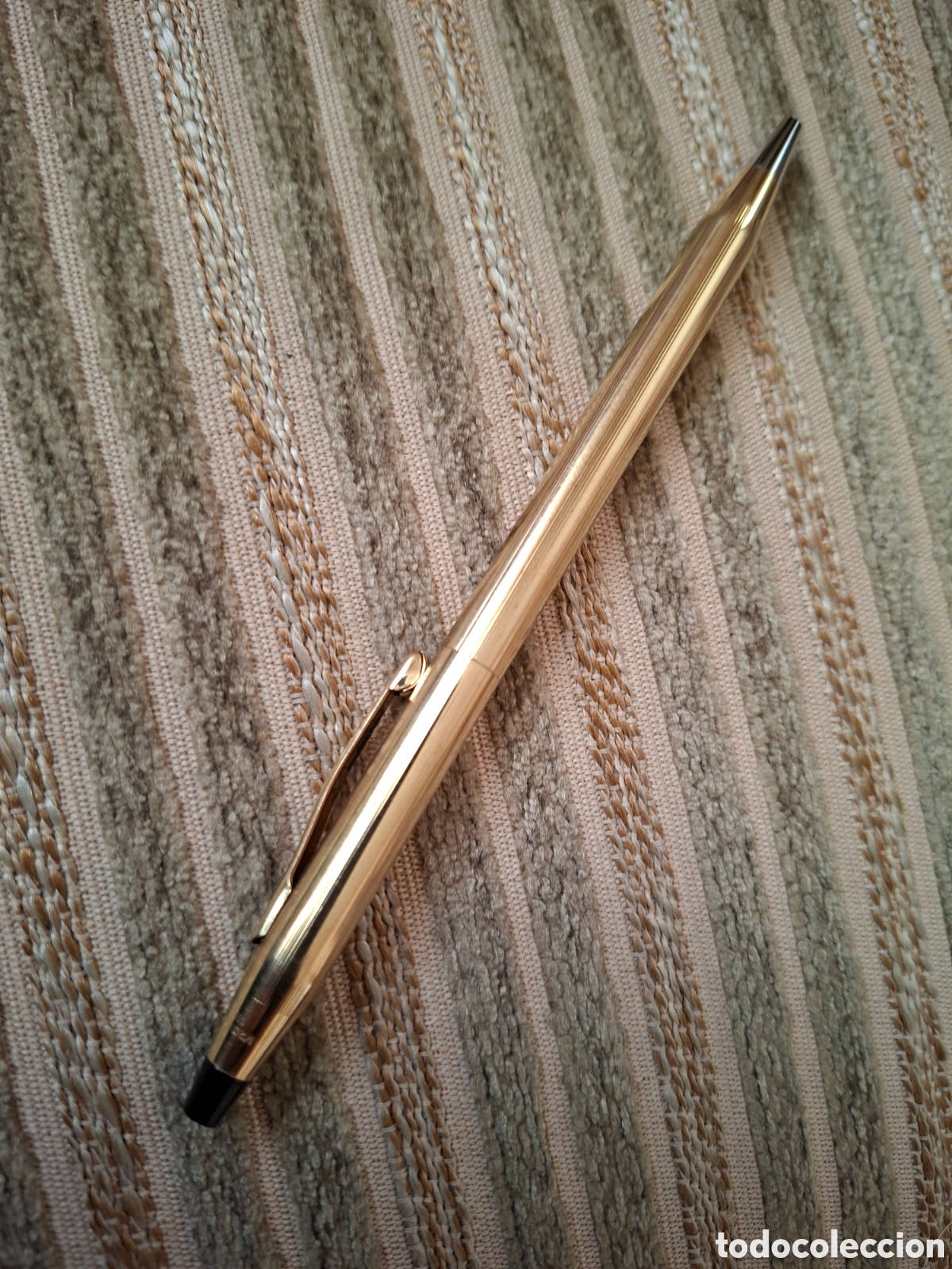 Penne a sfera antiche: BILIGRAFO-ROLLED, CROSS, 2010kt rolled gold &rdquo;made in Ireland