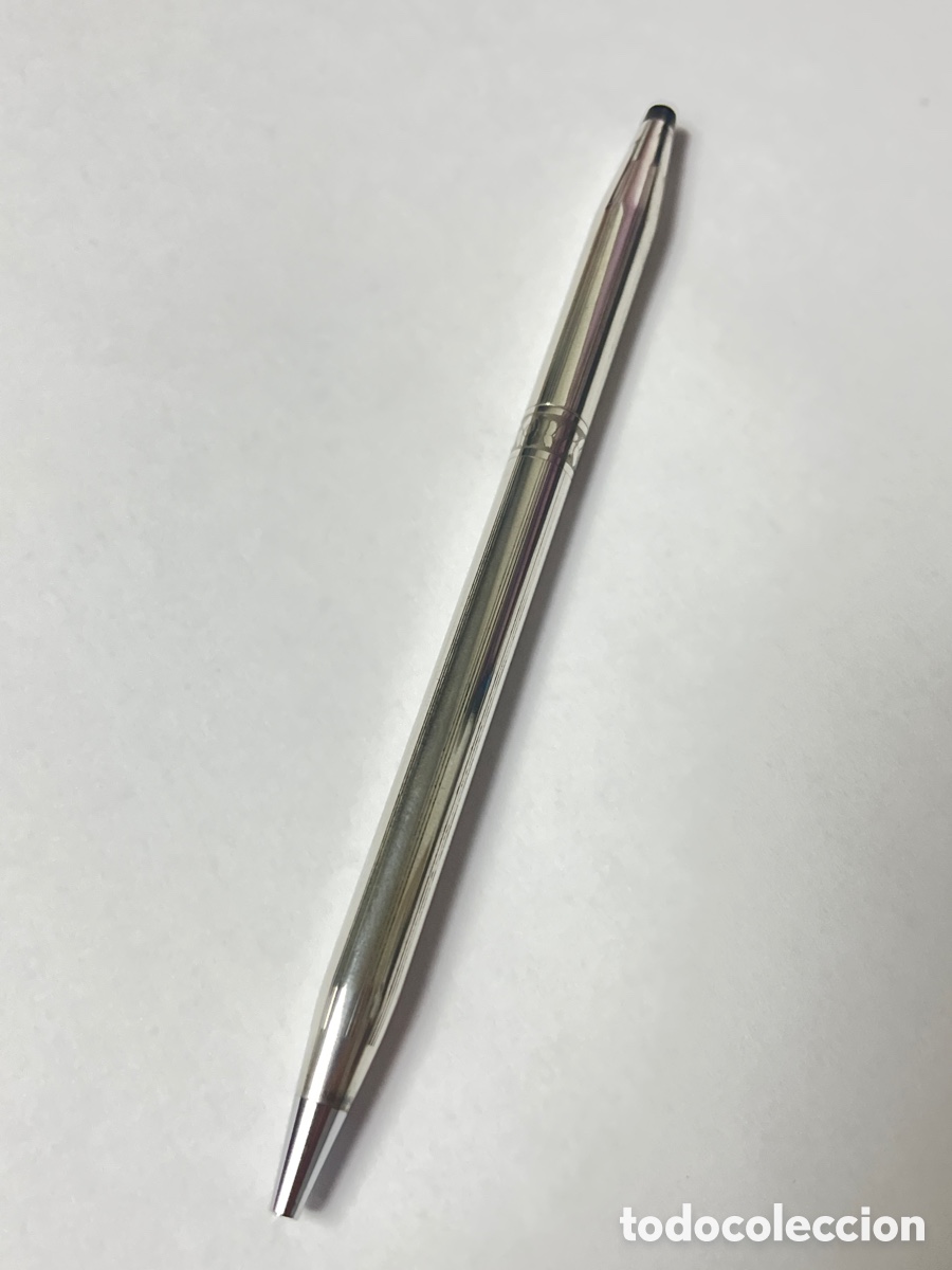 Penne a sfera antiche: Bol&iacute;grafo Cross DE PLATA /PLUMA25-4