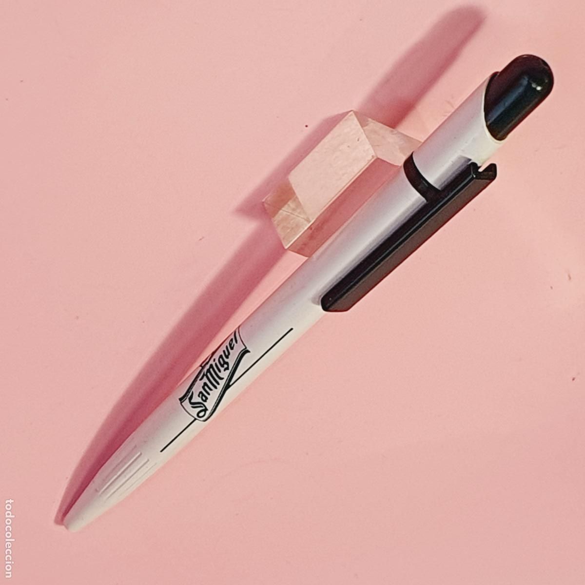 Bol&iacute;grafos antiguos: BOL&Iacute;GRAFO-SIN MARCA-PUBLICIDAD. CERVEZAS SAN MIGUEL-EXCELENTE-COLECCIONISTAS.