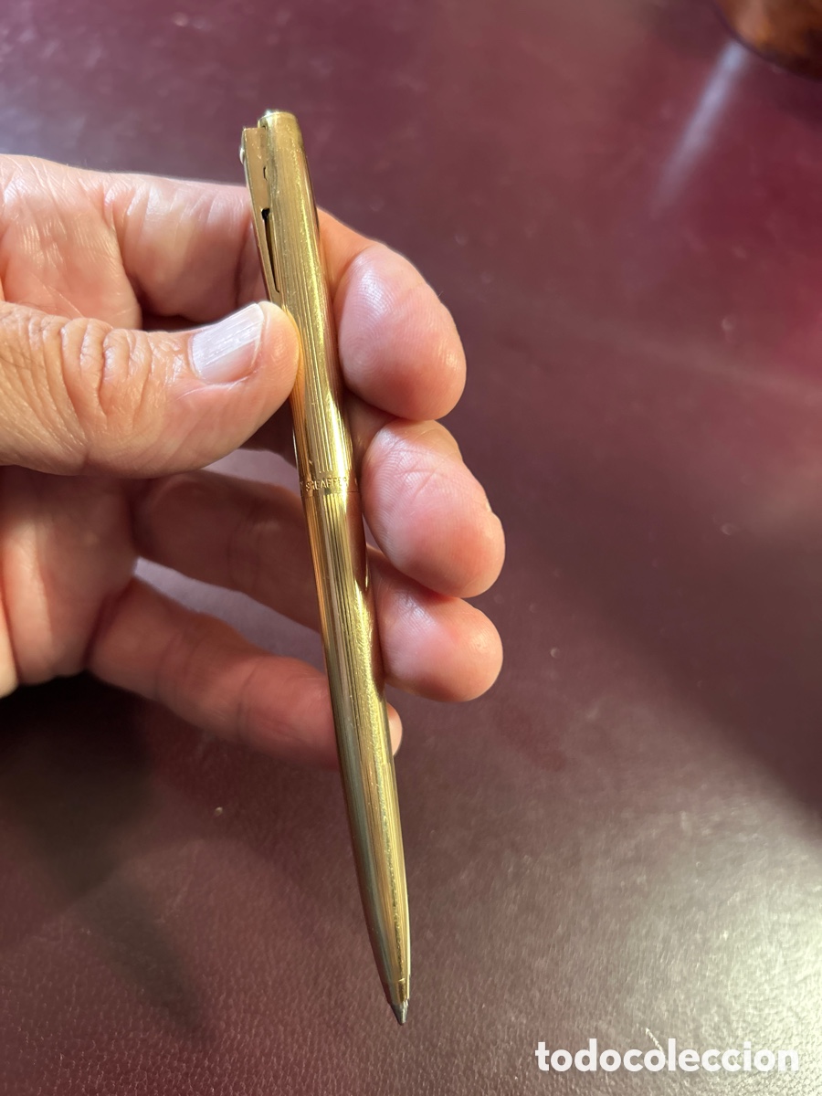 Bol&iacute;grafos antiguos: Bol&iacute;grafo Sheaffer 12KT - Foto 2