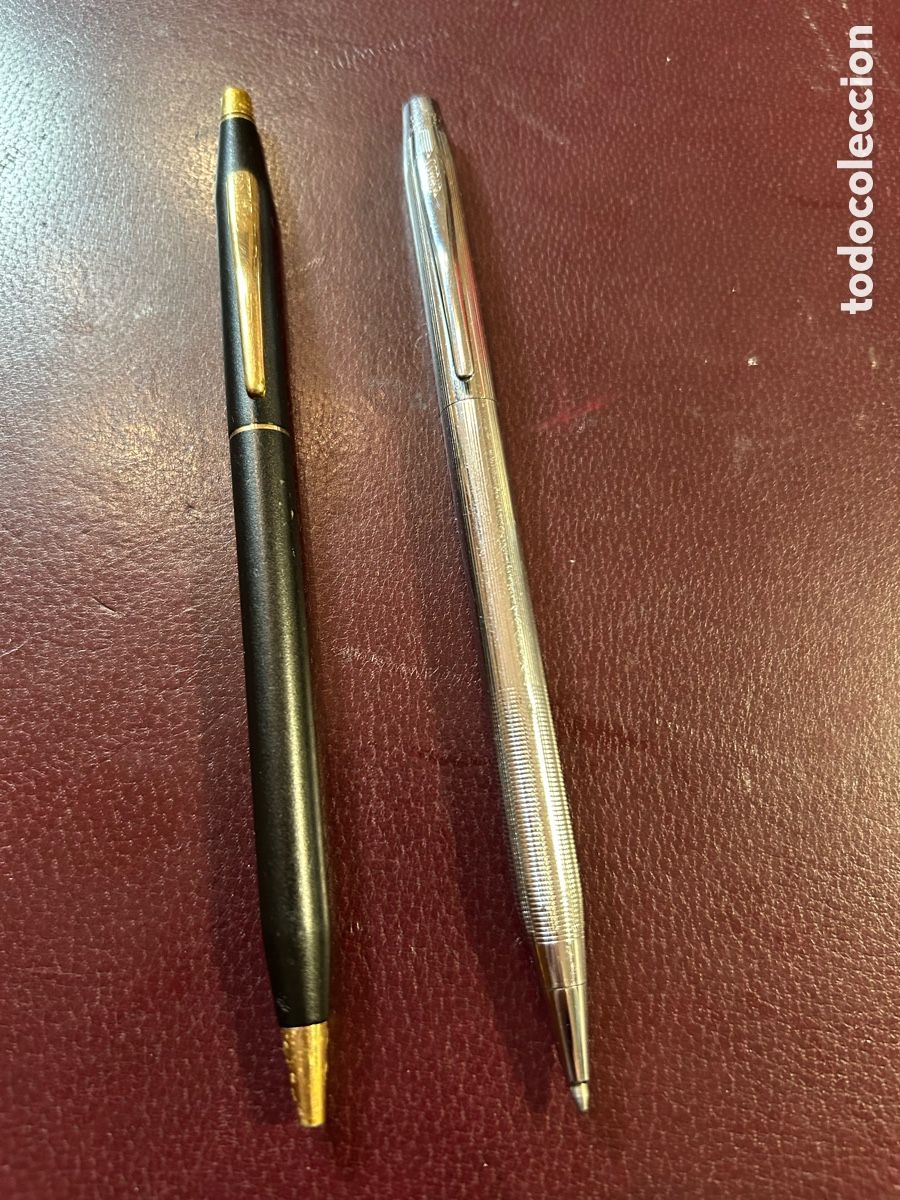 Bol&iacute;grafos antiguos: 2 Bol&iacute;grafos Cross con defectos