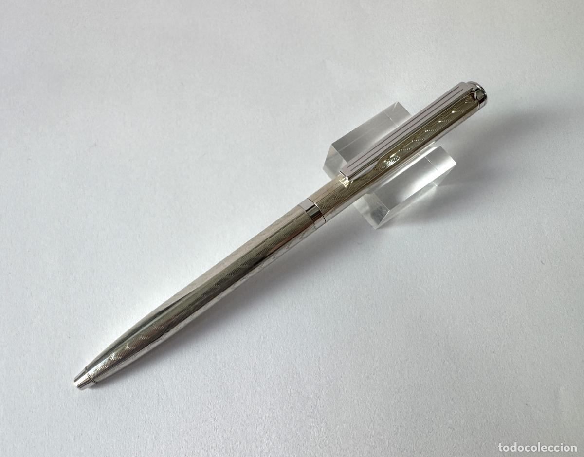 Bol&iacute;grafos antiguos: PEDRO DURAN PLATA 925 BOLIGRAFO LABRADO