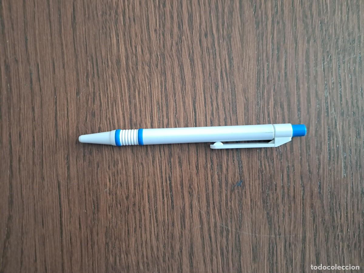 Bol&iacute;grafos antiguos: bol&iacute;grafo blanco de pl&aacute;stico. - Foto 2