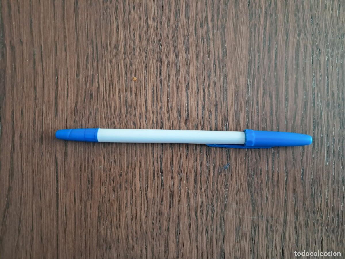 Bol&iacute;grafos antiguos: bol&iacute;grafo de pl&aacute;stico blanco. - Foto 2