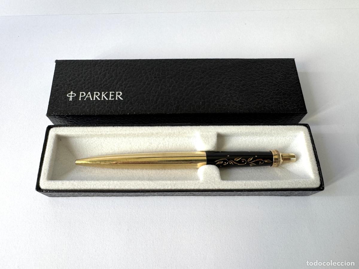 Bol&iacute;grafos antiguos: PARKER, RARO BOLIGRAFO VINTAGE, ORO, MADE IN USA