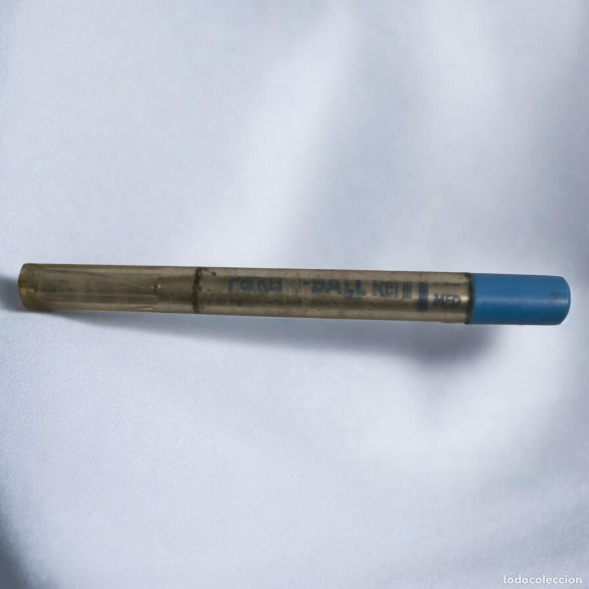 Bol&iacute;grafos antiguos: ️ Antiguo Bol&iacute;grafo Faber &ldquo;T Ball Refill MED&rdquo; &ndash; Relleno Azul Vintage &ndash; Made in USA