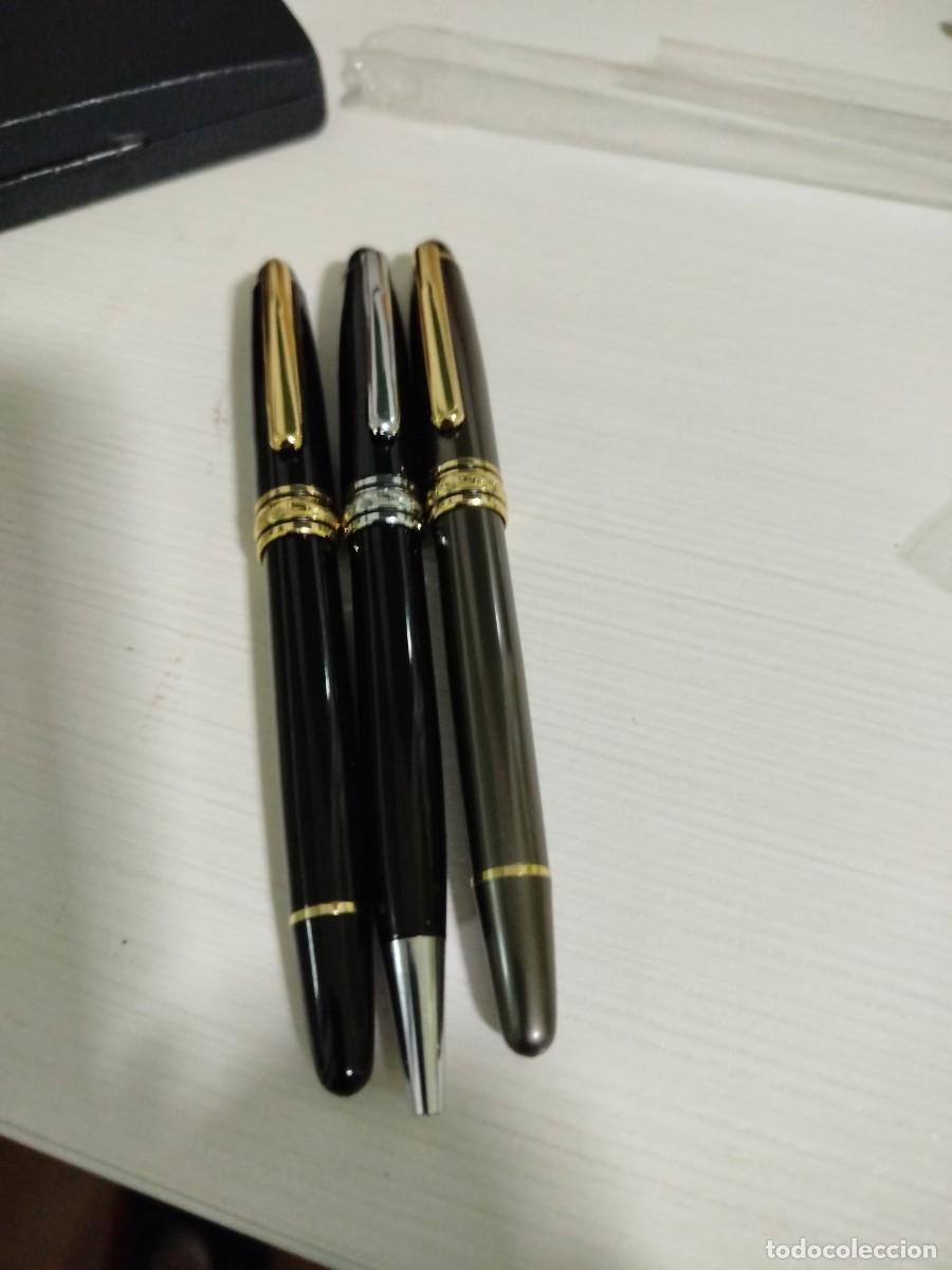 Bol&iacute;grafos antiguos: 3 Bol&iacute;grafos sin usar. Mont Blanc