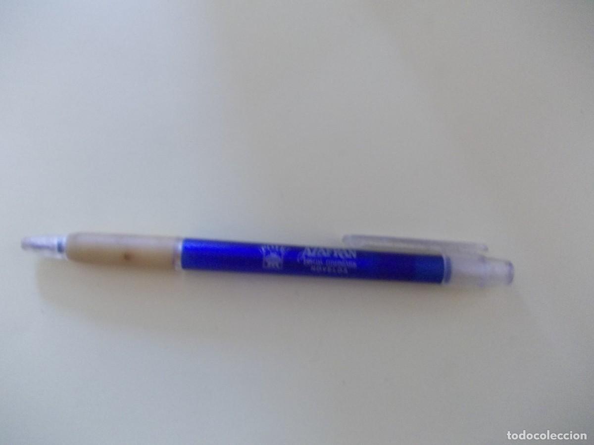 Bol&iacute;grafos antiguos: Bol&iacute;grafo Azafr&aacute;n Pote Novelda publicidad alimentaci&oacute;n industrial especias marca cl&aacute;sica escritura