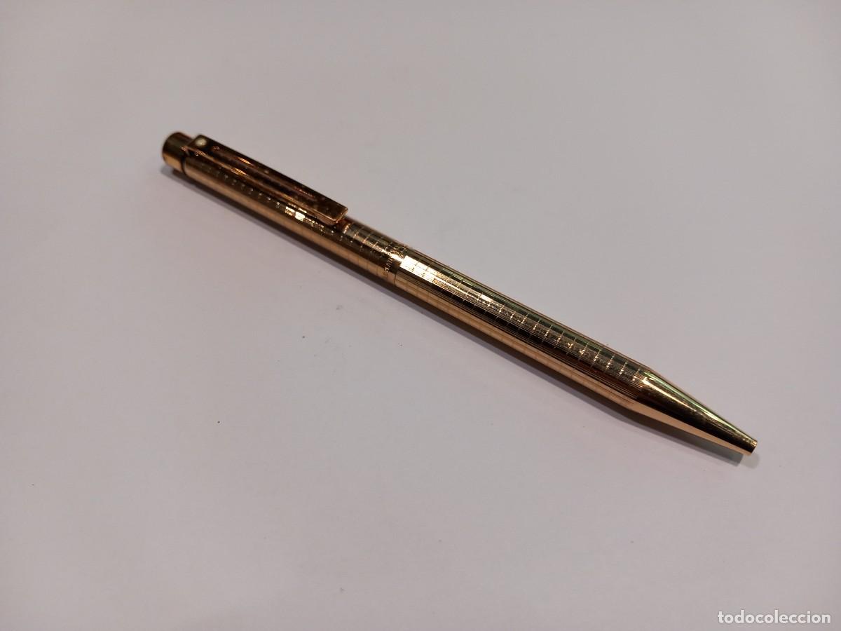 Bol&iacute;grafos antiguos: SHEAFFER BOL&Iacute;GRAFO 18 K GOLD PLATED BA&Ntilde;O DE ORO U.S.A. (G)